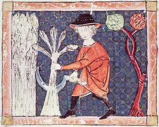 Fol.58v Juillet : La Moisson