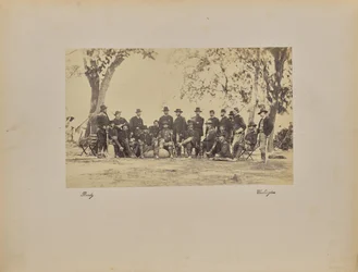 Burnside et son personnel