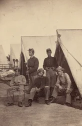 Scène de camp, 1862 (photo)