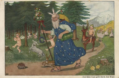 Le bon Dieu traverse la forêt