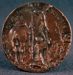 Médaille à la gloire de Sigismondo Pandolfo Malatesta, revers, 1446