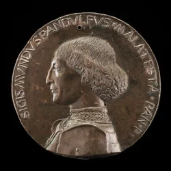 Sigismondo Pandolfo Malatesta, 1417-1468, Seigneur de Rimini et Fano [recto], 1446