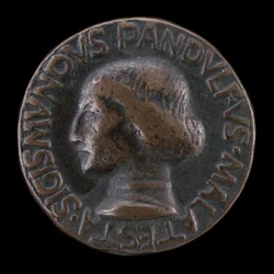 Sigismondo Pandolfo Malatesta, Seigneur de Rimini et Fano [avers]