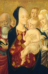 Madone et enfant avec Saint Jérôme, Sainte Catherine d