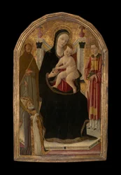 Vierge et Enfant en majesté avec trois saints