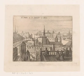 Le Pallais et le Louvre à Paris