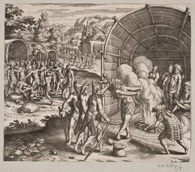 Dans la maison du roi Pamukes, ils ont commencé cette cérémonie