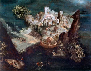Paysage anthropomorphique, vers 1613-1650