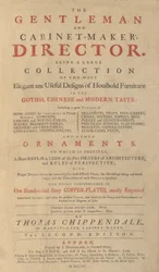 Directeur du gentleman et du fabricant de meubles, 1755