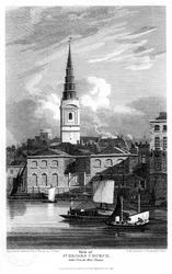 Église St Bride, Londres, 1815