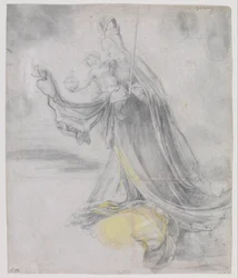 Vierge et Enfant dans les Nuages