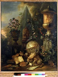 Vanité, nature morte au vase