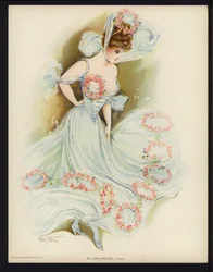 New York Show Girl : Dalys (lithographie couleur)