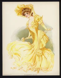 New York Show Girl : Hippodrome (lithographie couleur)