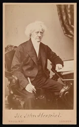 Portrait de Sir John Frederick William Herschel 1792-1871, avant 1871