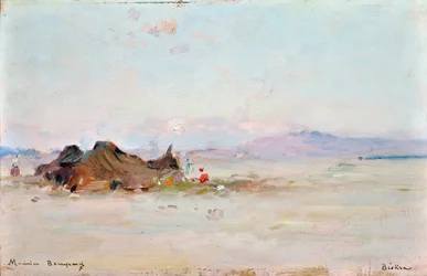 Camp dans le désert, Biskra (Algérie)