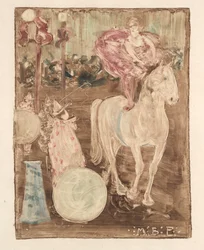 Cavalier sans selle, vers 1895