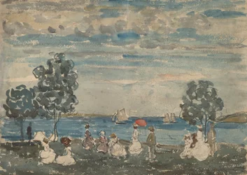 Figures sur une plage