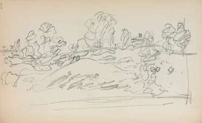 Carnet de croquis italien : Page de paysage 202, 1898-1899