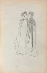 Carnet de croquis italien : Deux femmes debout, page 4