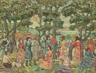 Paysage avec figures, 1921