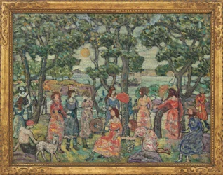Paysage avec figures