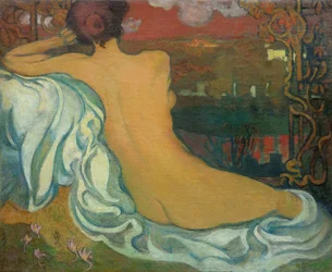 Nu au crépuscule, vers 1892