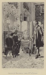 Grimm et Rousseau chez Madame d