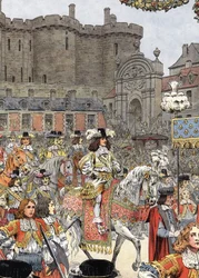 Entrée de Louis XIV à Paris, connu sous le nom de Le Roi-Soleil (Louis le Grand)