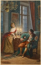 Molière et Madeleine Bejart (illustration)