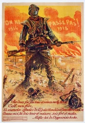 On ne passe pas, 1914-1918, imprimé à Paris, c.1918