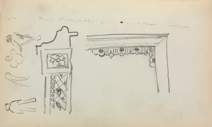Carnet de croquis italien : Détails et figures architecturales (page 199)