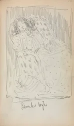 Carnet de croquis italien : La femme de Levuk (page 170)