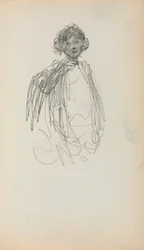Carnet de croquis italien : Femme, taille (page 217)