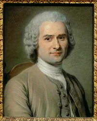 Jean Jacques Rousseau, philosopher (pastel on paper)