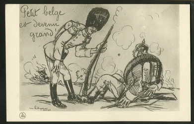 Carte postale, Satirique en N & B