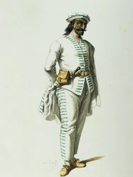 Brighella en 1570, par Maurice Sand (1823-1889)