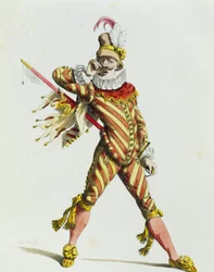 Capitan Spaventa en 1577, par Maurice Sand (1823-1889)