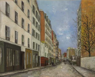Marcadet Street, Montmartre; La rue Marcadet a Montmartre, c.1910-1912 (oil on canvas)