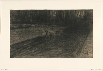 Chevaux labourant