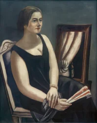 Portrait de Minna Beckmann-Tube