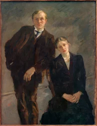 Double portrait de Max Beckmann et Minna Beckmann-Tube