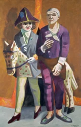 Double portrait, Carnaval (Max Beckmann et Quappi)