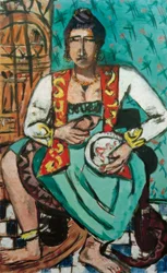 Femme avec serpent (Charmeuse de serpents)