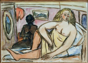 Femme allongée