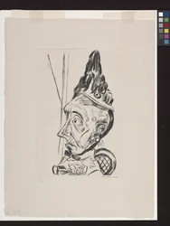 Vieille femme avec bonnet