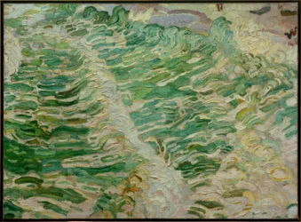 Mer verte ensoleillée