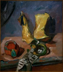 Nature morte avec bottes jaunes