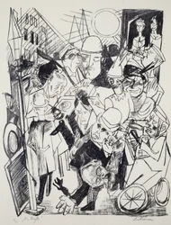 La rue (gravure)