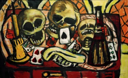 Nature morte avec crâne